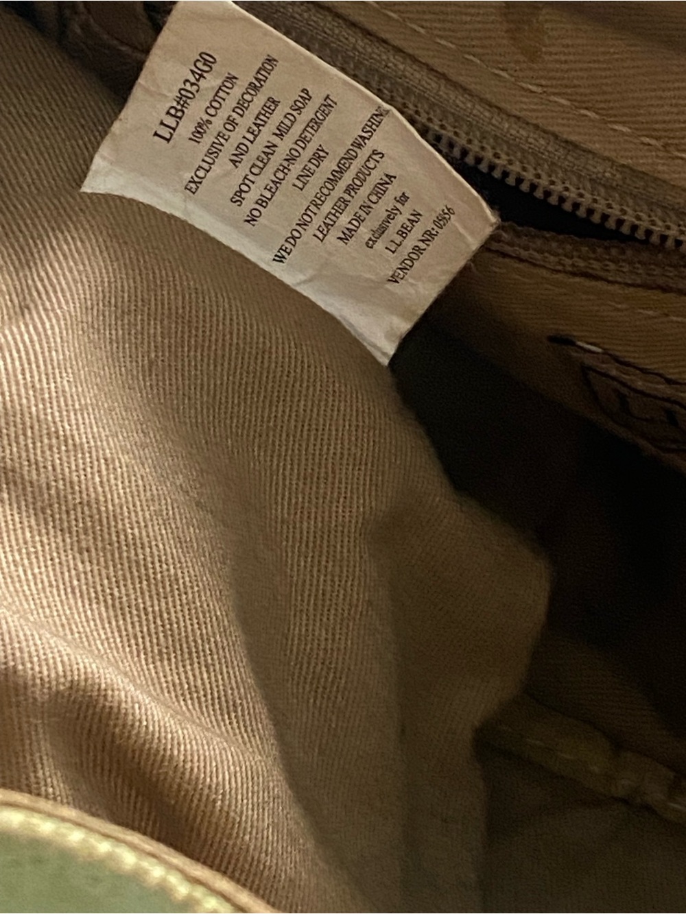 Vintage LL Bean Tote Bag - Picture 8 of 12